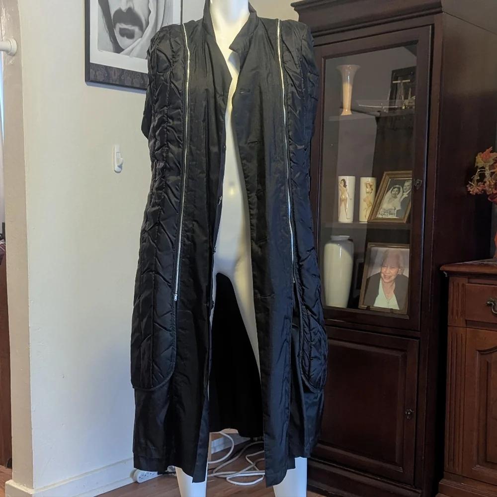 HPπ70s 80s On Oue Oversized Waterproof Trench Coat (9/10) - Picture 8 of 17